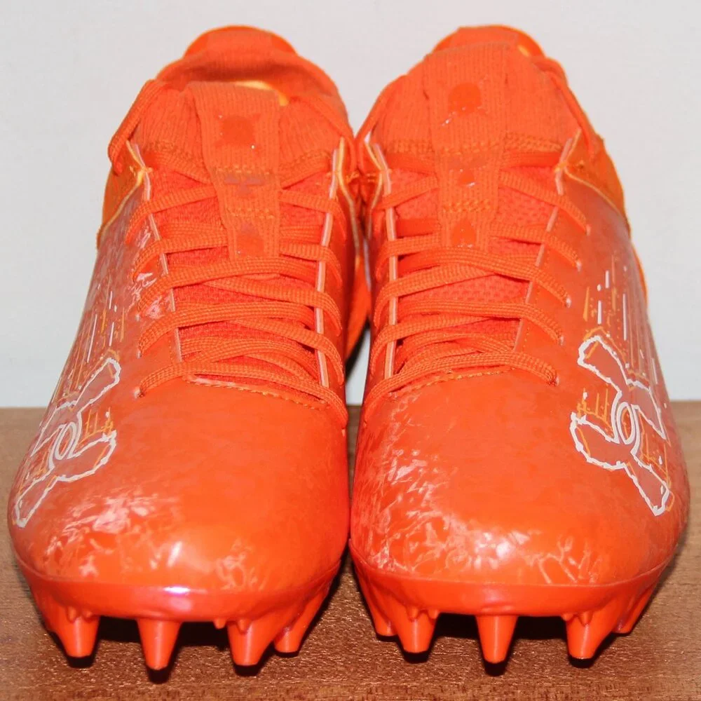 Under Armour Blur 2 MC Suede Football Cleats Mens 8 Team Orange